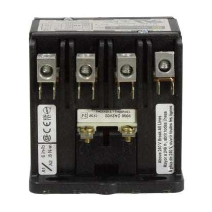 Mr. Steam Contactor, 50Amp, 4-Pole, 120V, 50/60, CU Series