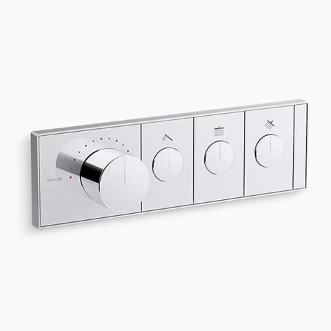 Kohler Anthem, Three-outlet Thermostatic Valve Control Panel