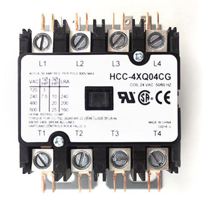 Mr.Steam Contactor, 24V, 50A, 4-Pole (Super Series 1Ph)
