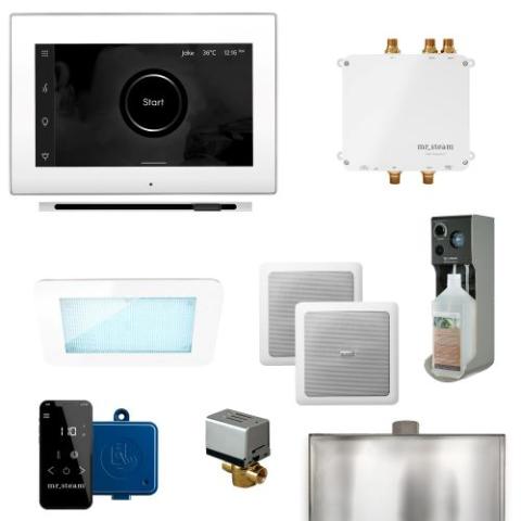 MrSteam Bliss Linear Control Package with iSteamX and Linear Steam Head