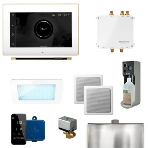 MrSteam Bliss Linear Control Package with iSteamX and Linear Steam Head