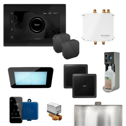 Mr. Steam Bliss Max Steam Shower Control Package with Linear Steam Head
