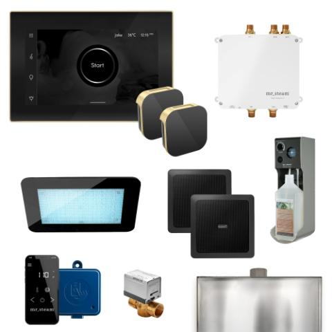 Mr. Steam Bliss Max Steam Shower Control Package with Linear Steam Head