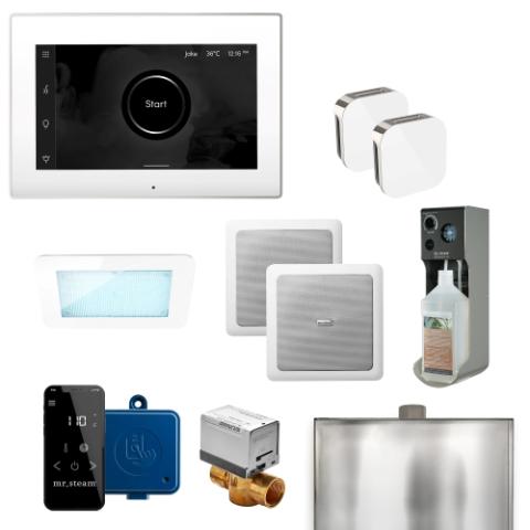 Mr. Steam XDream Max Steam Shower Control Package with AromaGlass Steam Head