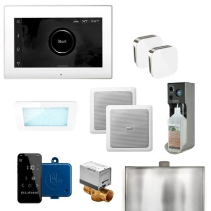 Mr. Steam XDream Max Steam Shower Control Package with AromaGlass Steam Head