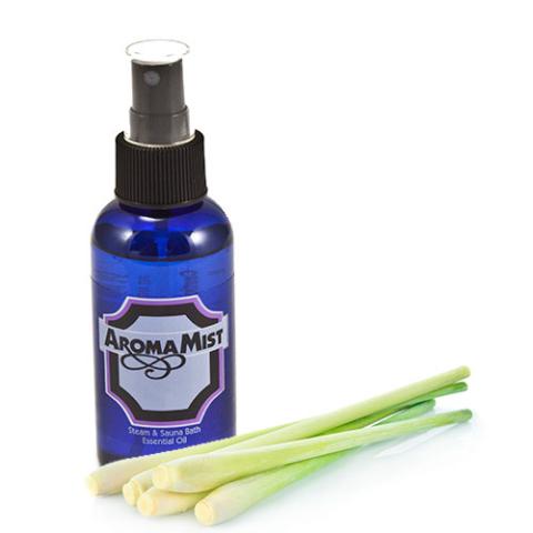 AromaMist Lemongrass Aroma Bath Oil, 4-ounce Atomizing Spray