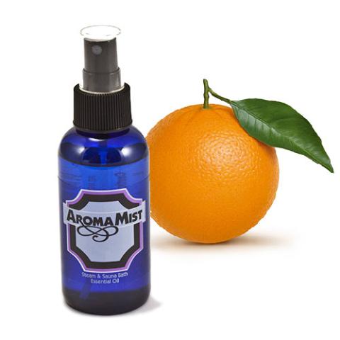 AromaMist Orange Aroma Bath Oil, 4-Ounce Atomizing Spray Bottle
